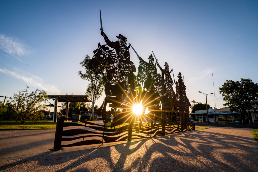 Beersheba Memorial in Dirranbandi River and Rail Park