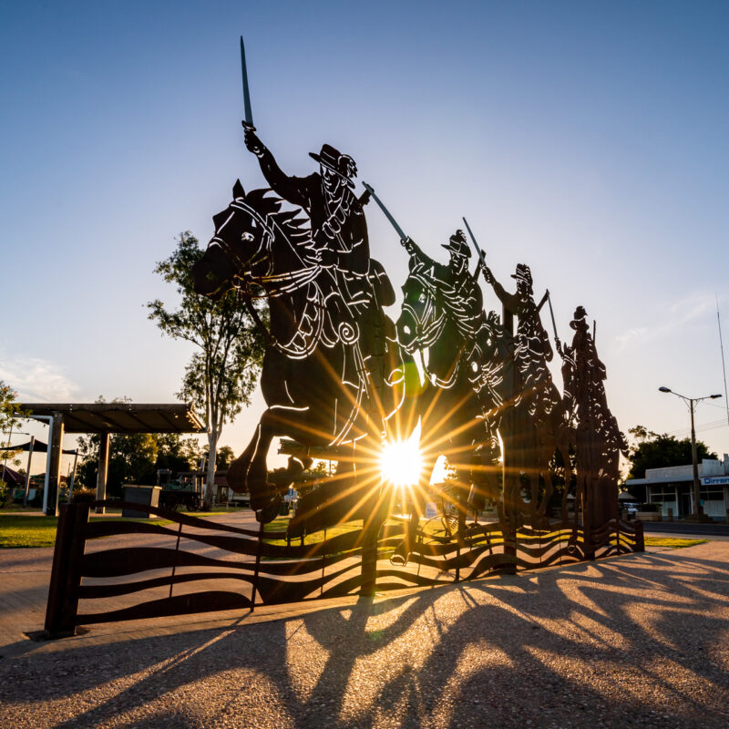 Beersheba Memorial in Dirranbandi River and Rail Park